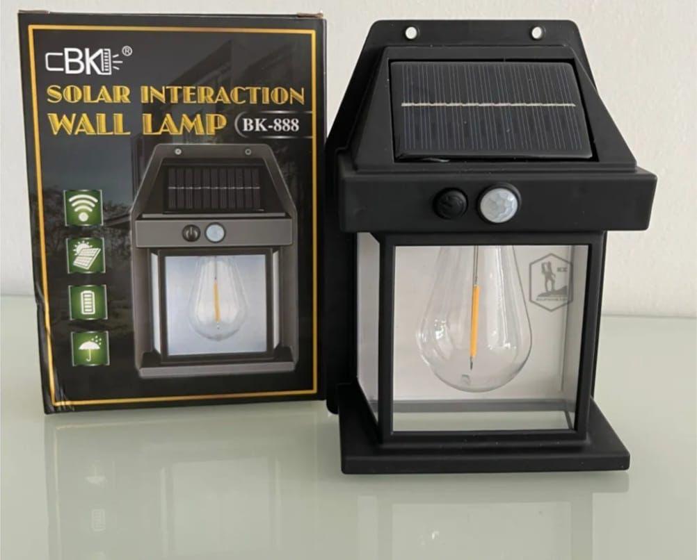 Solar Wall Lamp – Energy-Saving, Waterproof Outdoor LED Light for Garden, Patio, Pathway, and Security with Automatic Day-Night Sensor