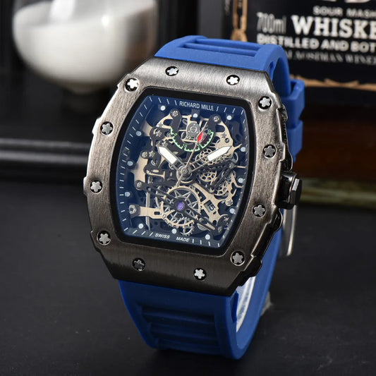 Richard Quartz Barrel High Quality Sports Watch For Men.