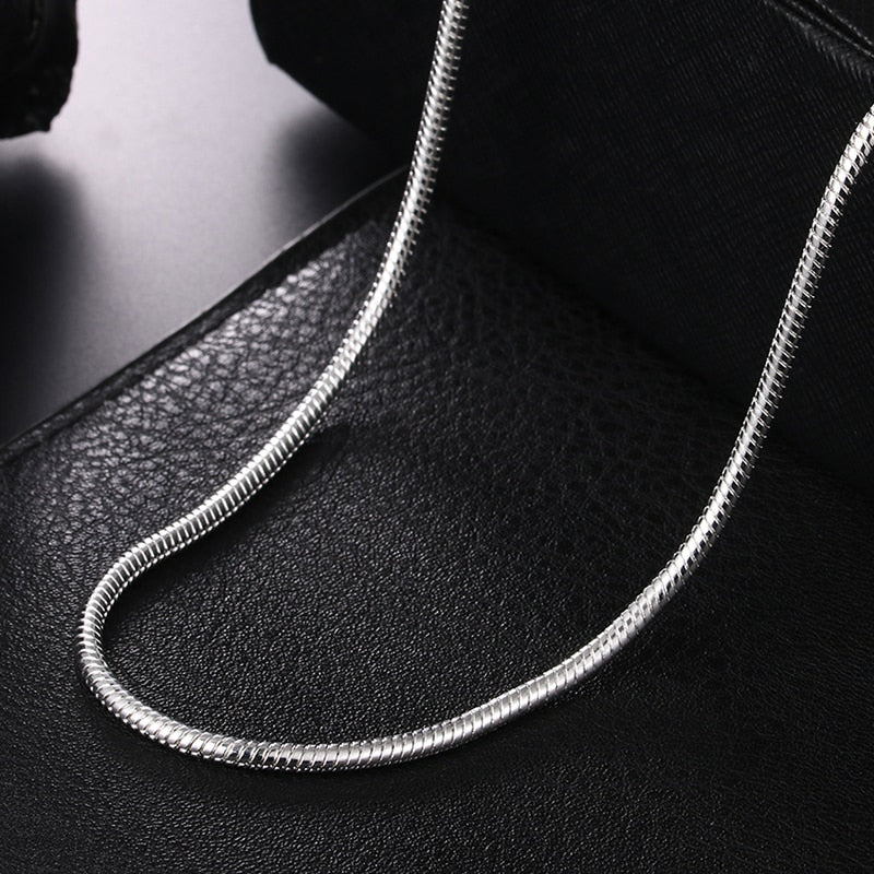 Silver 3mm Snake Chain For Men With High Quality.
