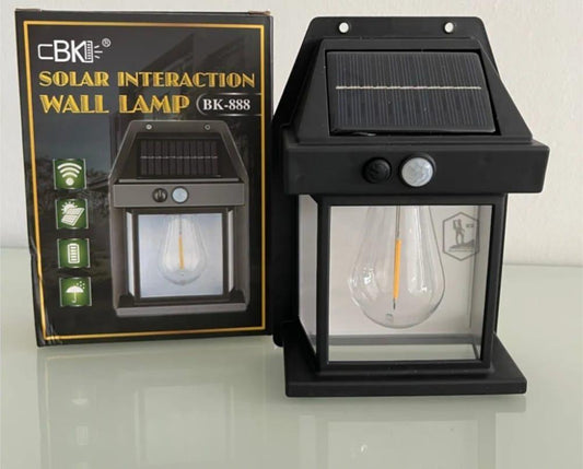 Solar Wall Lamp – Energy-Saving, Waterproof Outdoor LED Light for Garden, Patio, Pathway, and Security with Automatic Day-Night Sensor