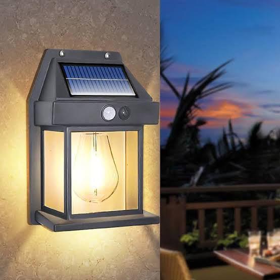 Solar Wall Lamp – Energy-Saving, Waterproof Outdoor LED Light for Garden, Patio, Pathway, and Security with Automatic Day-Night Sensor
